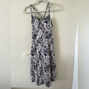 Pact Fit & Flare Tropical Midi Dress